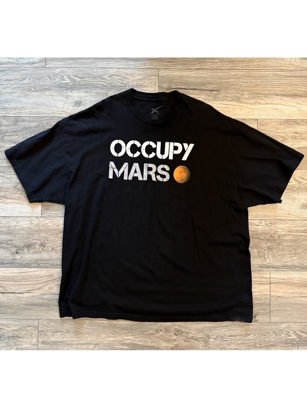 Authentic SpaceX Occupy Mars Graphic Tee T-Shirt Elon Musk Men's Sz 3XL Black